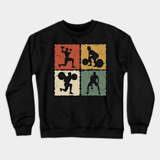 Fitness Workout Vintage Crewneck Sweatshirt